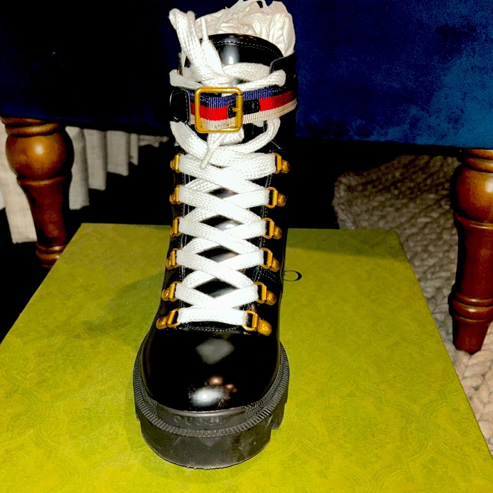 Gucci Combat Boots
